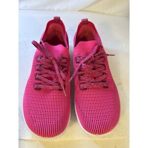 ASTIVO Women Pink Knit Barefoot Minimalist Running Shoes Wide Toe Box Sz 8